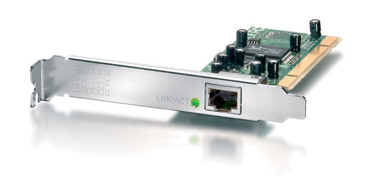 LevelOne GNC-0105T 32-bit Gigabit Ethernet PCI Adapter 1000Mbit/s networking card
