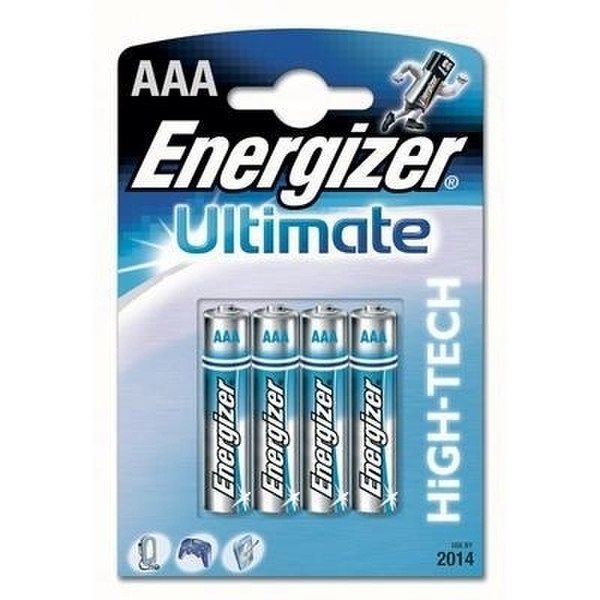 Energizer Ultimate AAA 4 - pk Alkaline 1.5V non-rechargeable battery