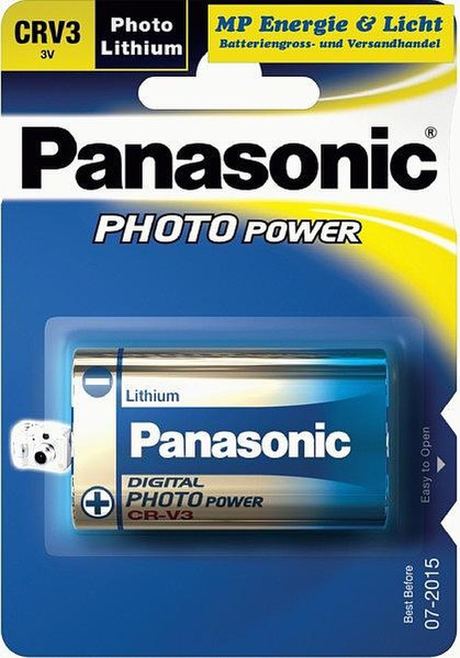 Panasonic Photo Lithium Battery CRV3 Оксигидрохлорид никеля (NiOx) 3В батарейки