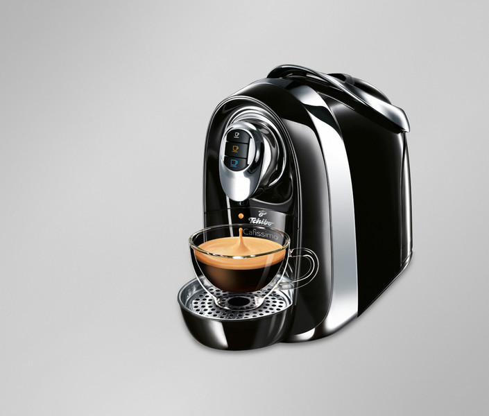 Tchibo Cafissimo Compact Капсульная кофеварка 1.2л 8чашек Черный
