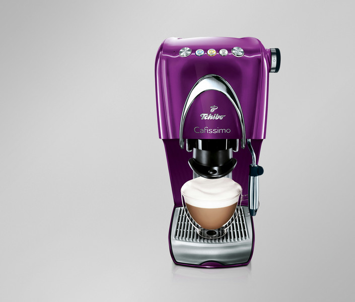 Tchibo Cafissimo Classic Pad-Kaffeemaschine 1.5l 10Tassen Violett