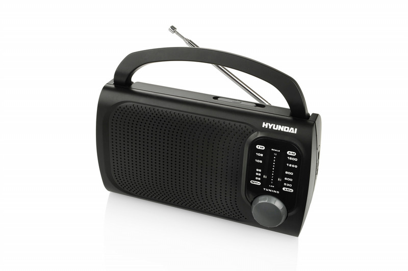 Hyundai PR 120B Tragbar Analog Schwarz Radio