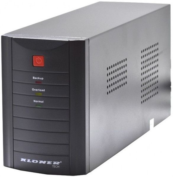 Kloner SAI 1050VA 1050VA 2AC outlet(s) Compact Black uninterruptible power supply (UPS)