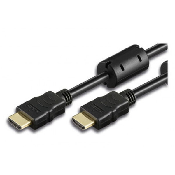 Techly 1m High Speed HDMI Cable with Ethernet A/A M/M Ferrite ICOC HDMI-FR-010