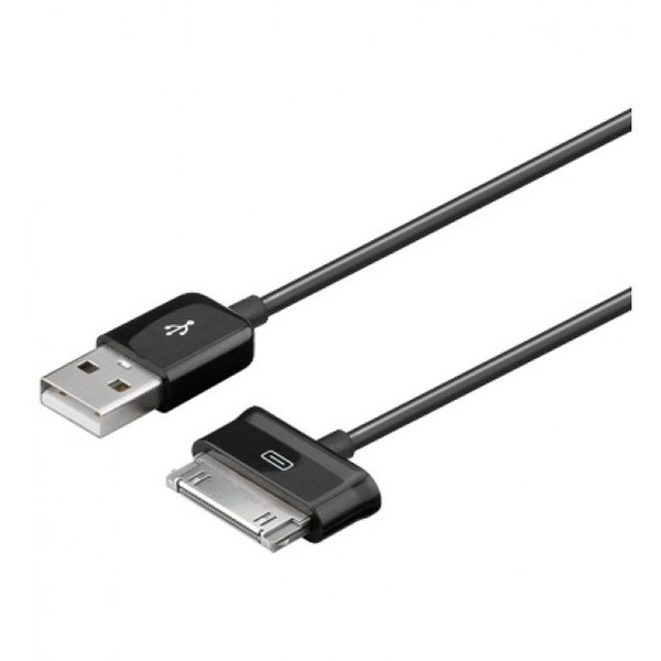 Techly 1.2m USB - Samsung 30-p 1.2м USB A Samsung 30-p Черный