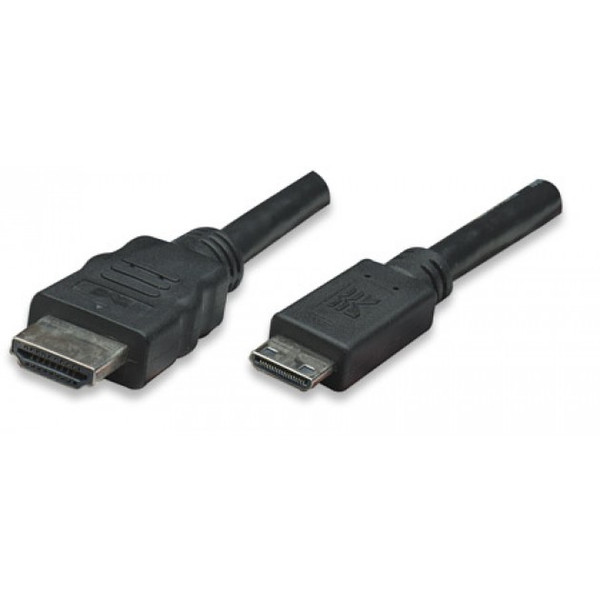 Techly High Speed Cable Mini HDMI to HDMI Male / Male Black 1.8m ICOC HDMI-B-015