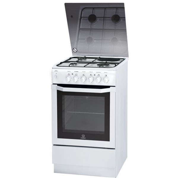 Indesit IW5MSCGA (W)/FR Freestanding Combi hob A White cooker