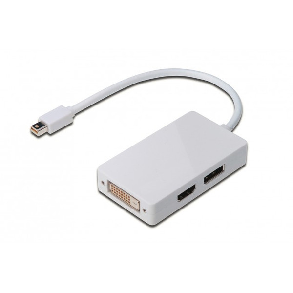 Techly Mini DisplayPort (Thunderbolt) - HDMI/DVI/DisplayPort M/F Thunderbolt HDMI/DVI/DisplayPort Белый