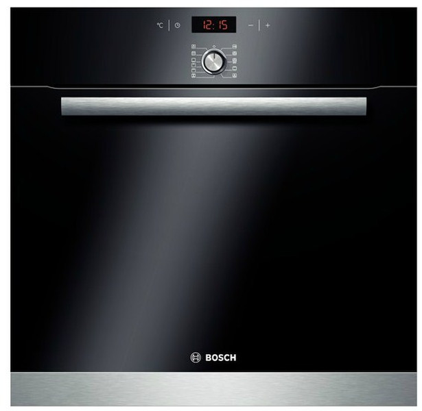 Bosch HBA74R150E Electric oven 60l 3580W A-10% Schwarz, Edelstahl Backofen
