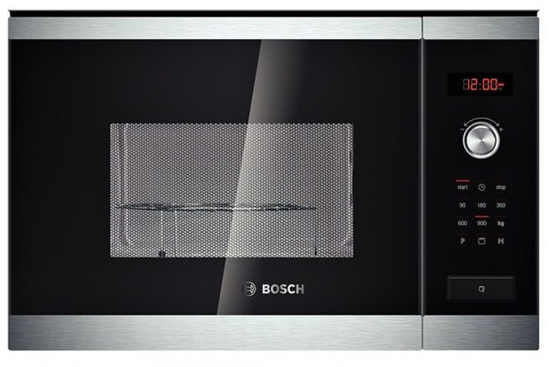 Bosch HMT84G654 Built-in 25L 900W Black,Stainless steel microwave