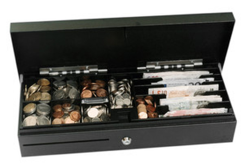 International Cash Drawer FT-100 Stainless steel Black cash box tray