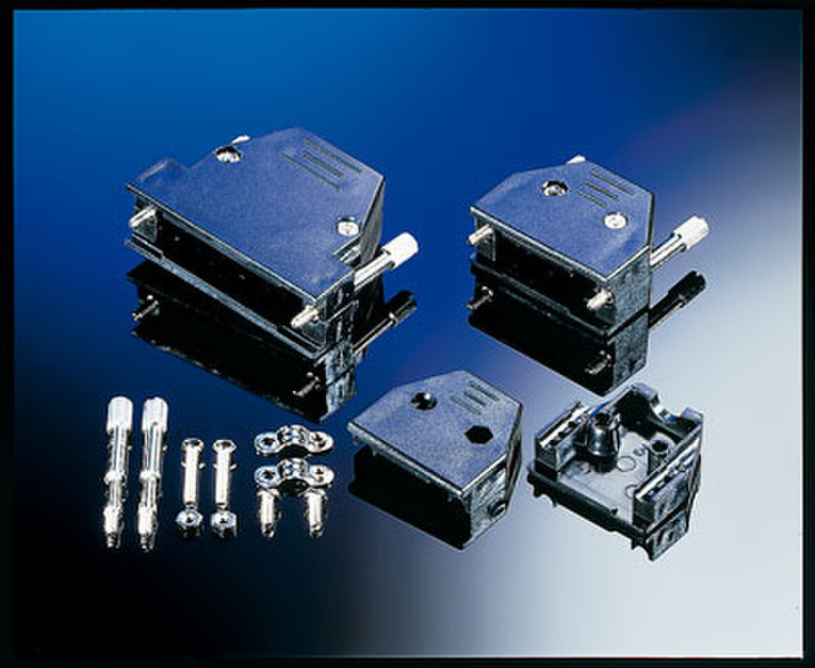 ROLINE D-Sub Connector Casing 9-pin/HD15 DB8 / HD15 Black wire connector