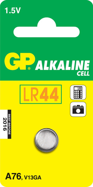 GP Batteries Alkaline Cell A76 Щелочной 1.5В батарейки