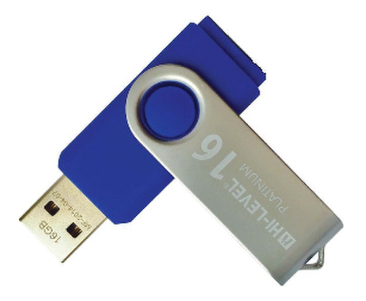 Hi-level 16GB OTG 2.0 Smart 16ГБ USB 2.0/Micro-USB Синий USB флеш накопитель