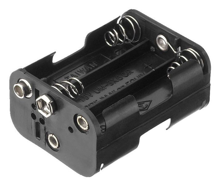 Monacor A-304/IT 6 AA battery holder/snap