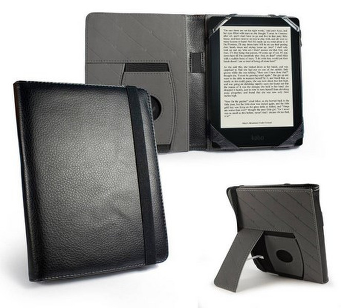 Tuff-Luv H12_19_5055261811389 Folio Black e-book reader case