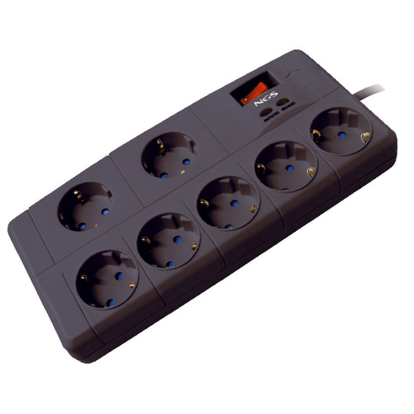 NGS SURGE700 7AC outlet(s) 1.85m Black surge protector