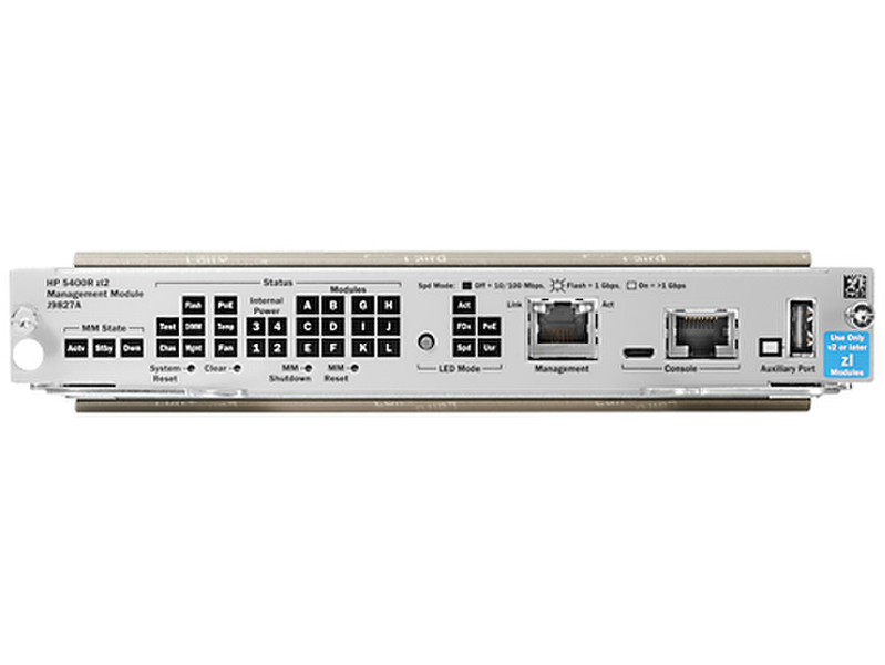 Hewlett Packard Enterprise 5400R zl2 Management Module модуль для сетевого свича