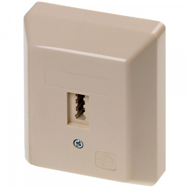 ZE Kommunikationstechnik 012460 TAE Pearl,White socket-outlet