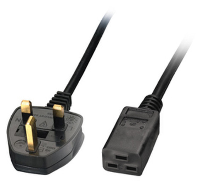 Cisco CAB-BS1363-C15-UK= 2.5м BS 1363/A C19 coupler Черный кабель питания