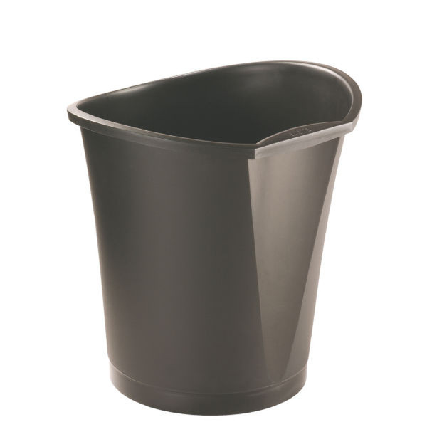 Esselte Intego 15L Polypropylene (PP) Black waste basket