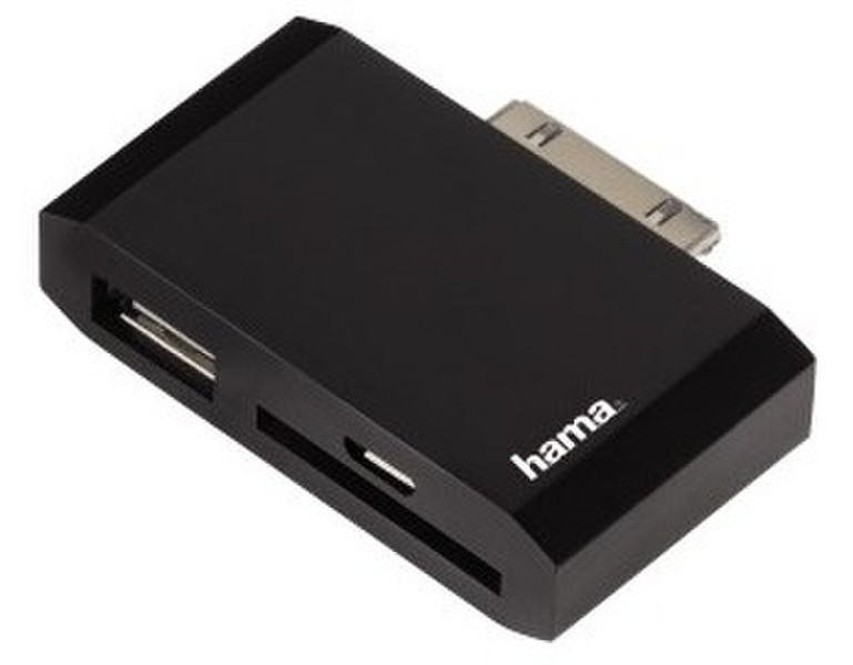 Hama 00123566 Samsung 30-pin Black card reader