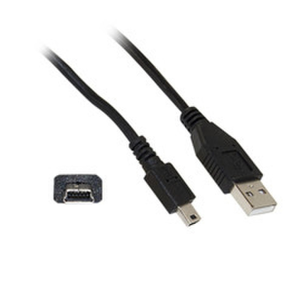 CableWholesale 15-Feet USB Type A Male / Mini-B Male 5-Pin Cable