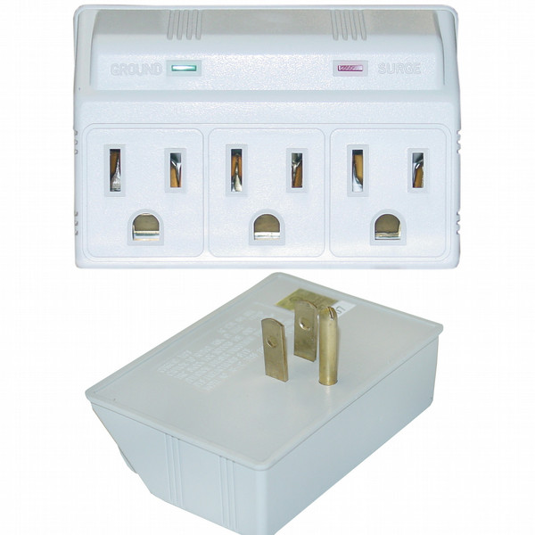 CableWholesale 50W1-905304 3AC outlet(s) 125V White surge protector