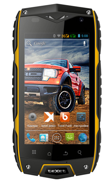 TEXET TM-4104R Black,Yellow smartphone