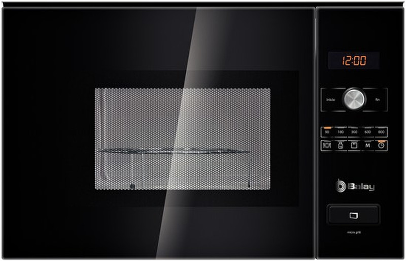 Balay 3WG365NIC Встроенный 20л 800Вт Черный микроволновая печь