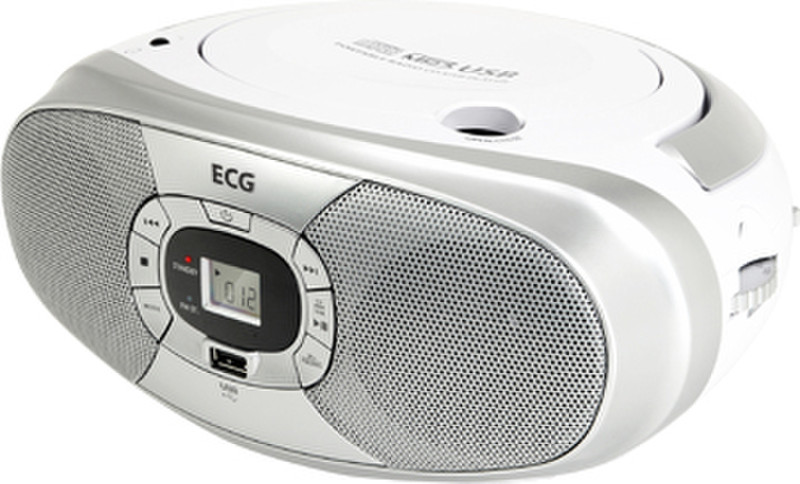 ECG CDR 777 1.6W White CD radio