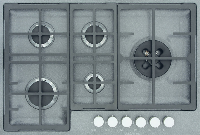 Airlux TEA50T built-in Gas Titanium hob