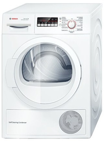 Bosch No WTW85237EE Отдельностоящий Фронтальная загрузка 7кг A++ Белый сушилка для белья