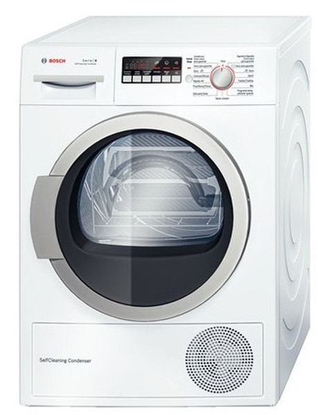 Bosch No WTW85238EE freestanding Front-load 8kg A++ White tumble dryer