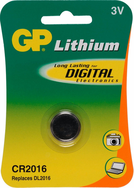 GP Batteries Lithium Cell CR2016 Литиевая 3В батарейки