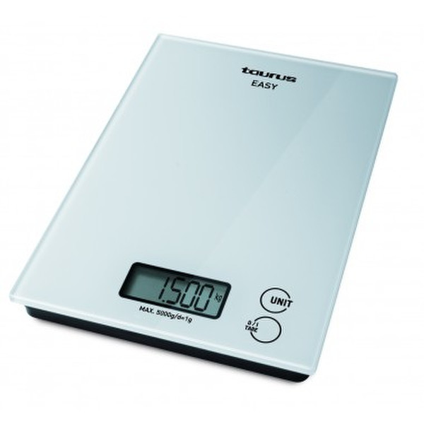 Taurus 990.717 Tabletop Rectangle Electronic kitchen scale Grey