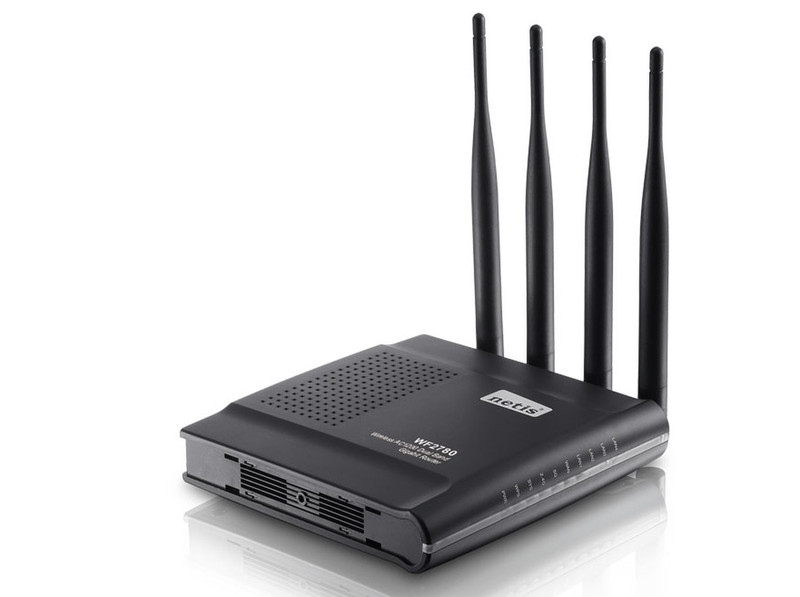 Netis System WF2780 Dual-band (2.4 GHz / 5 GHz) Gigabit Ethernet WLAN-Router