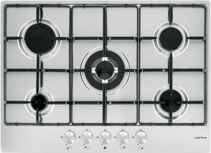 Airlux AT755IX built-in Gas Stainless steel hob