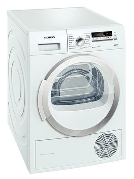 Siemens WT45W238EE Отдельностоящий Фронтальная загрузка 8кг A++ Белый сушилка для белья