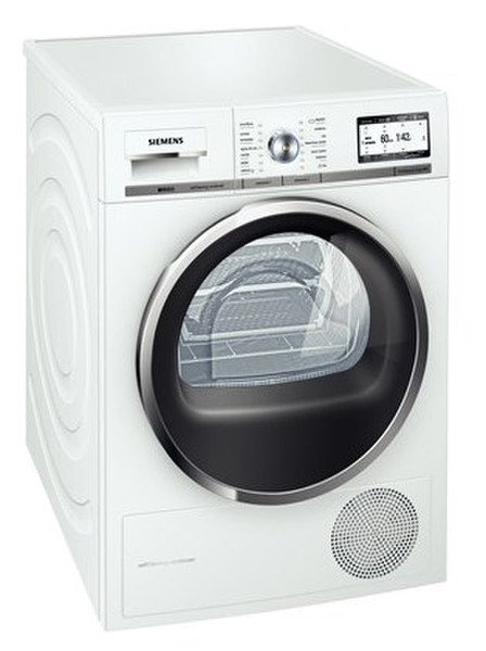 Siemens WT46Y709EE freestanding Front-load 9kg A++ White tumble dryer