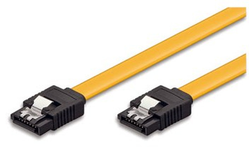 Ewent CC-150101-005-YB 0.5m Black,Orange SATA cable