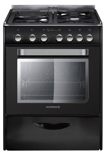 Rosieres RBP 60 PNX Freestanding Combi hob A Stainless steel cooker