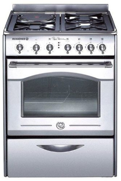 Rosieres RBT 60 IN Freestanding Combi hob A Stainless steel cooker