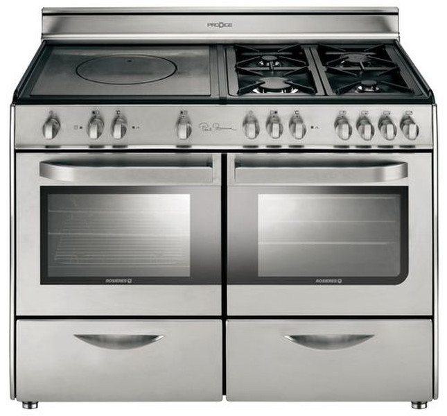 Rosieres RCP 12 IN Freestanding Combi hob C Stainless steel cooker