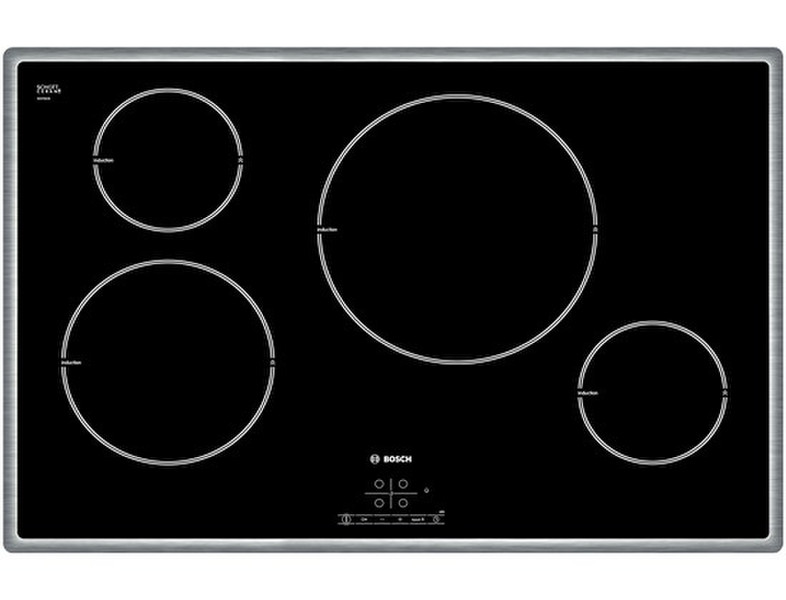 Bosch PIL845B17E built-in Induction Black,Stainless steel hob