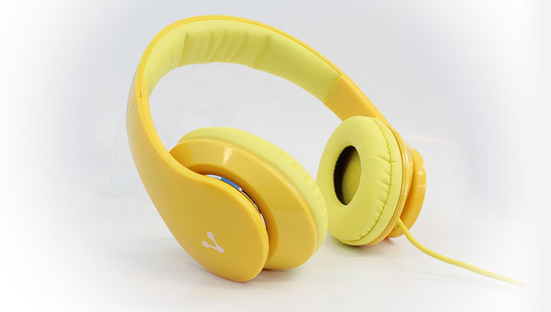 Vorago HP-204-AMARILLO Binaural Kopfband Gelb Mobiles Headset