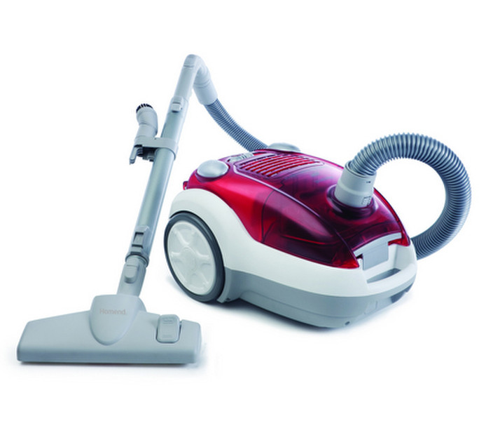 Homend 1204 TWINFACE Cylinder vacuum 2L 2000W Red