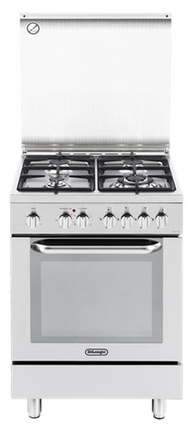 DeLonghi DEMX 664 Freestanding Gas hob A Stainless steel cooker