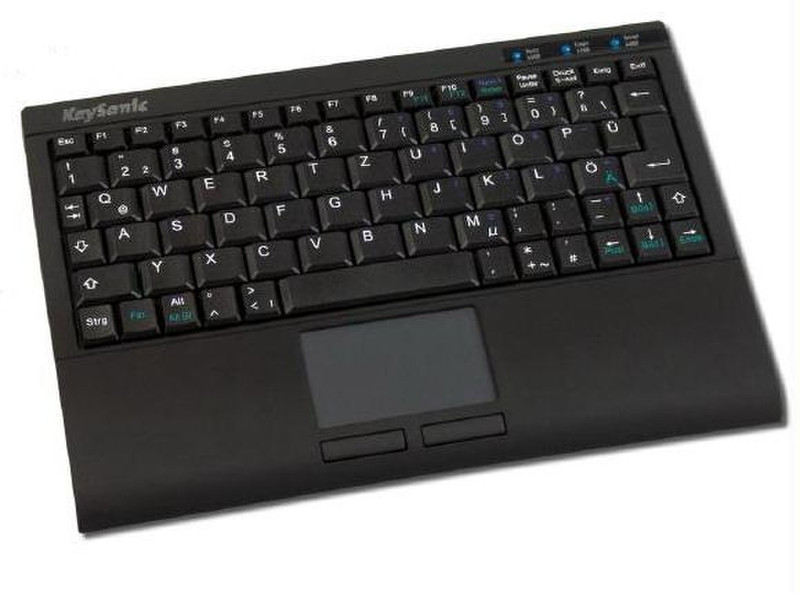 KeySonic ACK-340 U+ USB Черный клавиатура