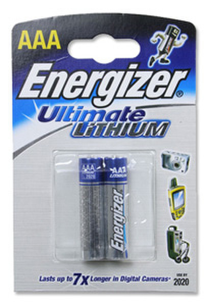 Energizer Ultimate Lithium AAA 2 - pk Литиевая 1.5В батарейки